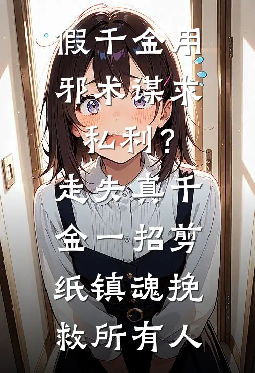 假千金用邪术谋求私利？走失真千金一招剪纸镇魂挽救所有人